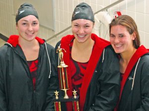 L to R Katie Lang, Phaedra Howe and Jennifer Titcomb